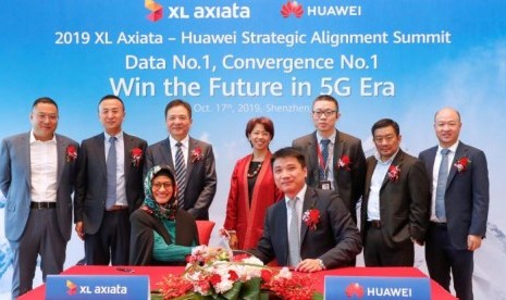 XL Axiata Gaet Huawei Kelola Jaringan 2G hingga 5G. (FOTO: Huawei)