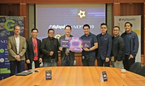 MyRepublic Jalin Kerja Sama dengan Skyegrid Soal.... (FOTO: MyRepublic)