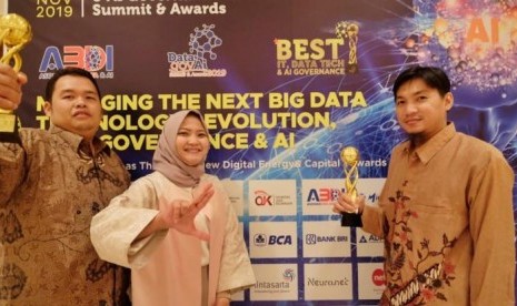 Lintasarta Boyong Dua Penghargaan Best IT & Data Tech Governance. (FOTO: Lintasarta)