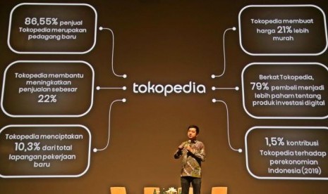 Transaksi Tokopedia Akan Tembus Rp222 Triliun di Tahun 2019. (FOTO: Bernadinus Adi Pramudita)