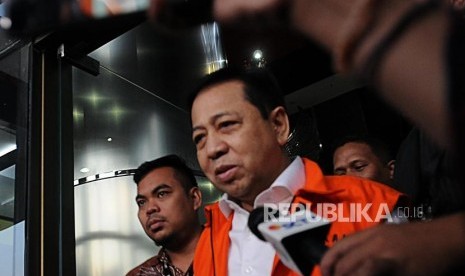 Terdakwa Kasus korupsi KTP-el Setya Novanto