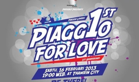 Piaggio For Love, Ulang Tahun Piaggio Lovers Pertama