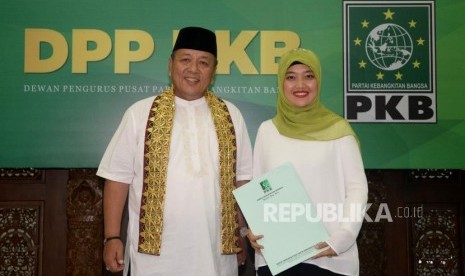 Pasangan Bakal Calon Gubernur dan Wakil Gubernur Lampung Arinal Djunaidi dan Chusnunia Chalim 