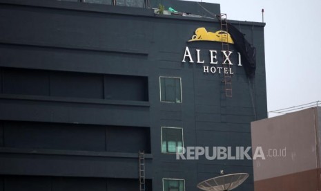 Gedung Hotel Alexis, Jakarta, Selasa (31/10).