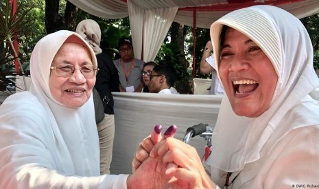 Pemilu 2019: Dari Isu Islam Hingga Hak Suku Pedalaman: Pemilu Indonesia di Mata Media Asing