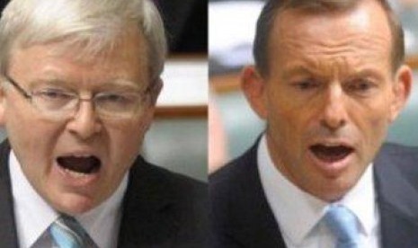 Kevin Rudd dan Tony Abbott