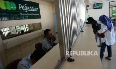 Pegadaian (ilustrasi). PT Pegadaian mengikuti program business matching dengan UMKM yang digelar LP3I.