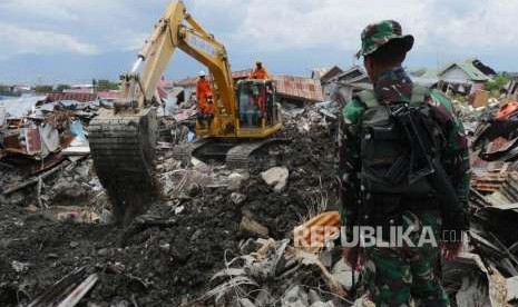 Condition of Balaroa housing complex in Palu, Central Sulawesi, after being hit by earthquake, tsunami, Thursday (Oct 11).