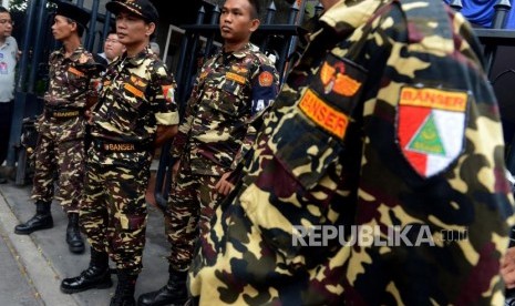 Anggota Ormas GP Ansor.  Ketua Pimpinan Cabang GP Ansor Bangli, Sa'ad Muafi membantah melakukan persekusi terhadap Yayasan Al Hamidy-Al Islamiyah.