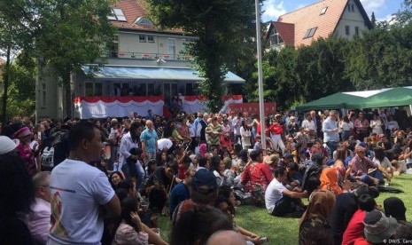 Ramai-ramai Merayakan Hari Kemerdekaan RI di Berlin