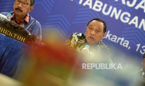 Direktur Utama Bank BTN Maryono (kanan) 