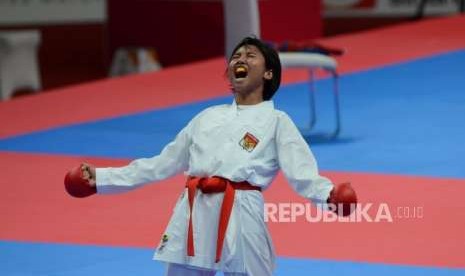 Karateka Indonesia Cokorda Istri Agung Sanistyarani (ilustrasi)