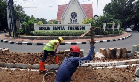 Pekerja di Jakarta (ilustrasi).