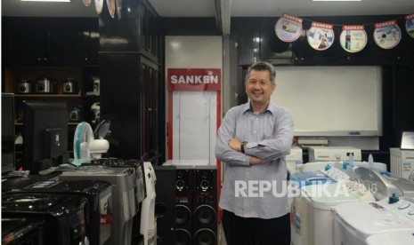 Direktur Marketing Sanken Teddy Tjan saat diwawancarai Republika ,Jakarta, Kamis (8/2).