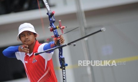 Pemanah Riau Ega Agata dicoret dari pelatnas panahan yang digelar PB Perpani.