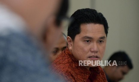 Ketua Tim Kampanye Nasional (TKN) Joko Widodo-Ma'ruf Amin, Erick Thohir.