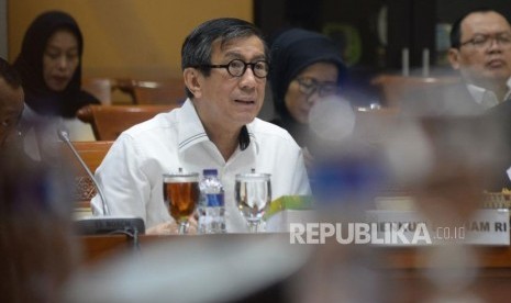 Menteri Hukum dan HAM Yasonna Laoly.