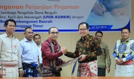 LPDB Buka Akses Pembiayaan Bagi Peternak Sapi di Kupang. (FOTO: Kemenkop dan UKM)