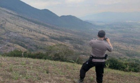 Polisi Dalami Dugaan Pembakaran Hutan Gunung Guntur