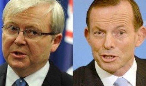 Kevin Rudd dan Tonny Abbott