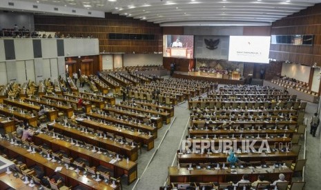 Suasana rapat paripurna DPR