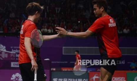 Pebulu Tangkis Indonesia Tontowi Ahmad dan Liliyana Natsir.