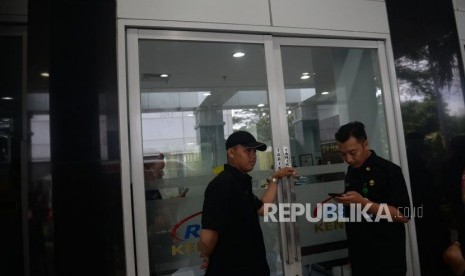 Suasana tempat Setya Novanto yang sedang dilakukan pemeriksaan dan perawatan di Klinik Eksekutif, RSCM Kencana, Jakarta, Jumat (17/11).