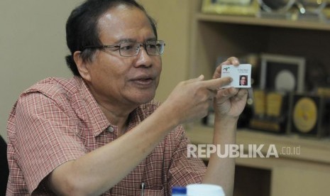 Mantan Menteri Koordinator Bidang Perekonomian Rizal Ramli.