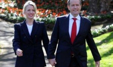 Bill Shorten dan istri