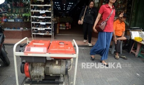 Genset dipakai ketika mengalami pemadaman listrik, Jakarta