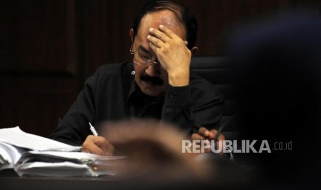 Terdakwa kasus merintangi penyidikan kasus korupsi KTP-el Fredrich Yunadi