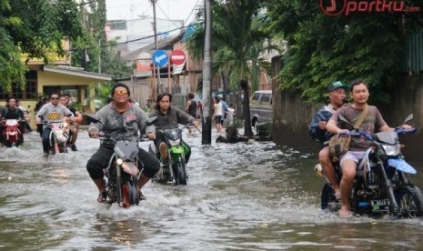 Banjir Jakarta/ilustrasi