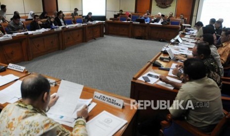 Suasana Rapat Pansus RUU Terorisme (ilustrasi)