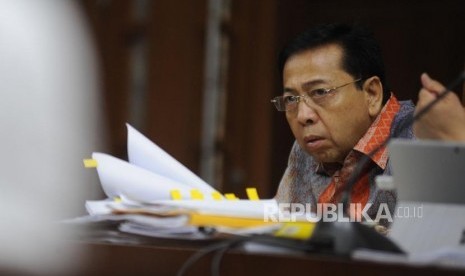 Terdakwa kasus korupsi pengadaan KTP elektronik Setya Novanto