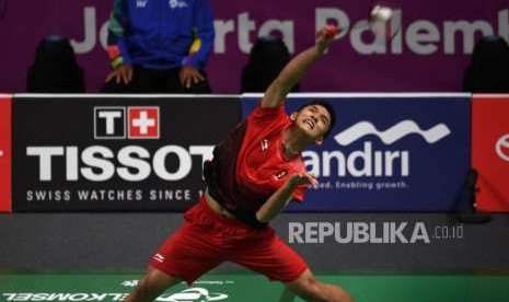 Pebulu Tangkis Indonesia Jonathan Christie .