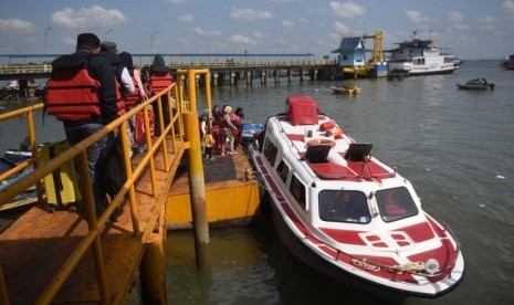 Pelabuhan Penyeberangan Penajam Paser Utara, Kalimantan Timur. (Ilustrasi)