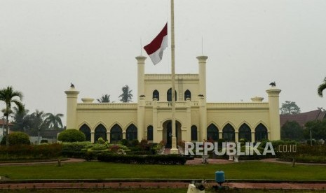 Istana Siak Sri Indrapura, Kabupaten Siak, Riau, ilustrasi