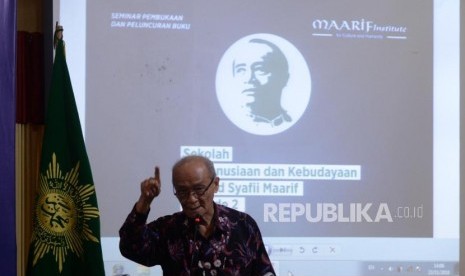 Eks Ketua Umum PP Muhammadiya, Buya Ahmad Syafii Maarif.