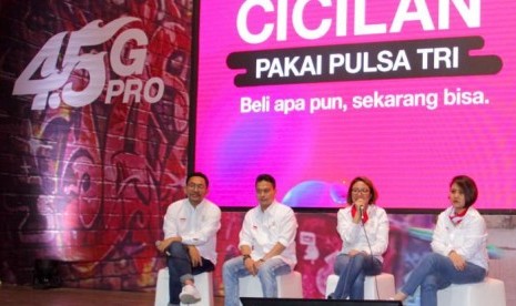 Luncurkan #CicilanPakaiPulsa, Sekarang Beli Kuota Tri Bisa Dicicil. (FOTO: Tri Indonesia)