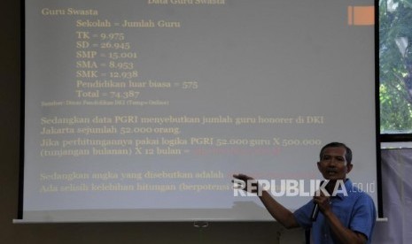 Sekjen Federasi Serikat Guru Indonesia (FSGI) Heru Purnomo 