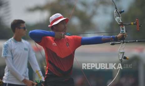 Pemanah putra Indonesia Riau Ega Agata Salsabila.