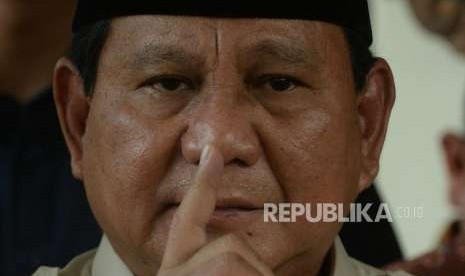 Bakal calon Presiden Indonesia, Prabowo Subianto.