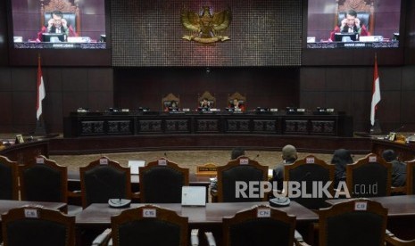 Sidang sengketa Pileg di MK (ilustrasi).