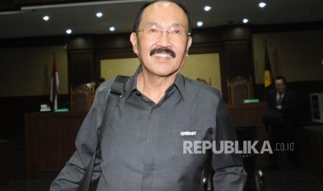 Terdakwa kasus dugaan perintangan penyidikan kasus korupsi KTP elektronik, Fredrich Yunadi