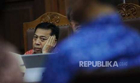 Terdakwa kasus tindak pidana korupsi KTP Elektronik Setya Novanto