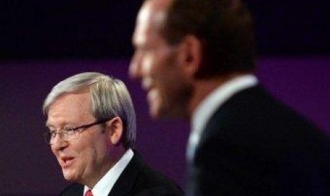 Kevin Rudd dan Tony Abbott