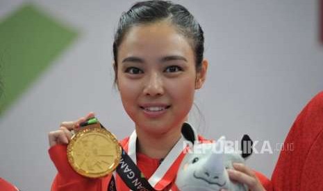 Mantan ratu wushu Indonesia Lindswell Kwok.