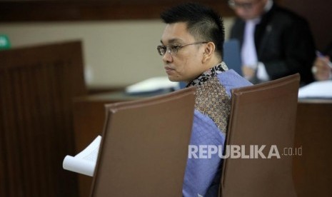 Tersangka Anggota Dewan Perwakilan Rakyat (DPR) Aditya Anugrah Moha.