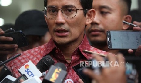 Wakil Gubernur DKI Jakarta Sandiaga Uno 