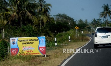 Jalur Pansela Siap Dilalui Pemudik. Kondisi jalan di Jalur Pantai Selatan, Jawa Tengah, Senin (26/5/2019).